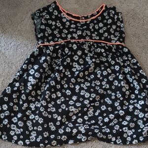 Cat & Jack White and Pink Casual Sleeveless Dress